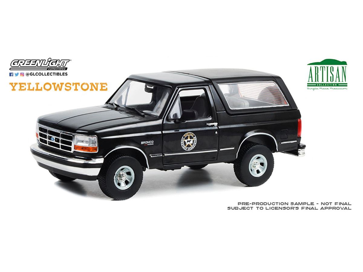 GreenLight Artisan Collection - Yellowstone (2018-Current TV Series) - 1992 Ford Bronco - Montana Livestock Association