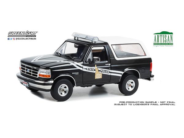 GreenLight Artisan Collection - 1996 Ford Bronco - Idaho State Police