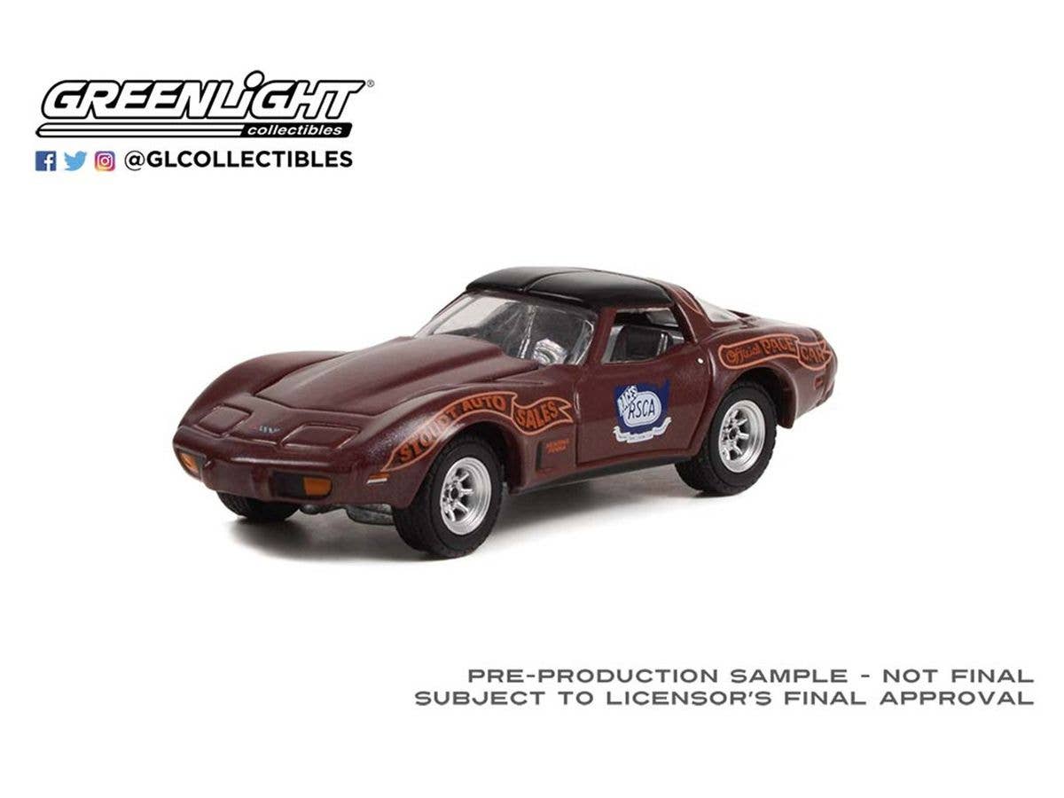 GreenLight 1982 Chevrolet Corvette - Nazareth National Motor Speedway Official Pace Car, Nazareth, Pennsylvania