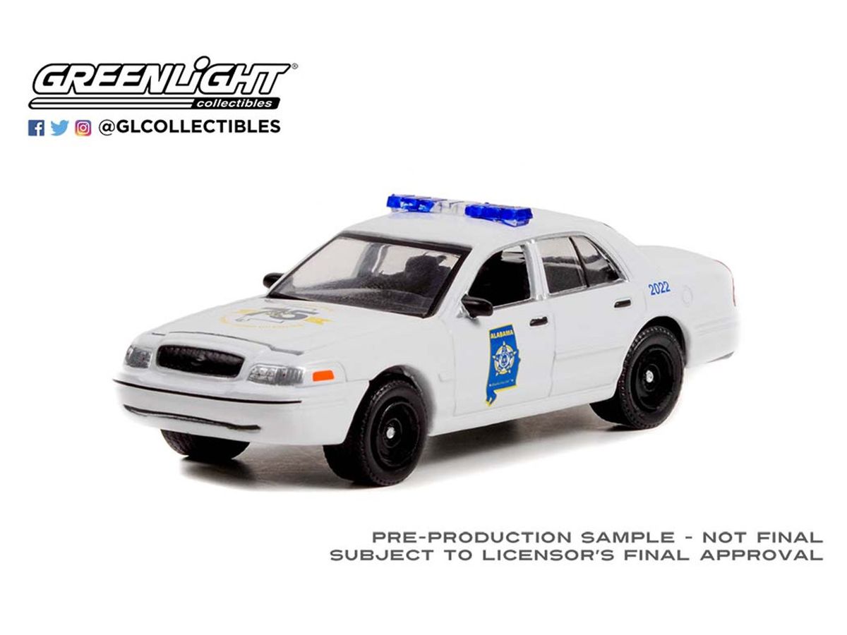GreenLight Hot Pursuit - 2008 Ford Crown Victoria - Alabama State Fraternal Order of Police (FOP) 75th Anniversary
