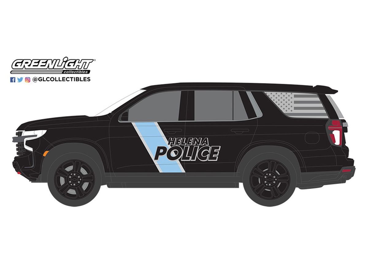 GreenLight Hot Pursuit - 2022 Chevrolet Tahoe Police Pursuit Vehicle (PPV) - Helena Police Department, Helena, Alabama
