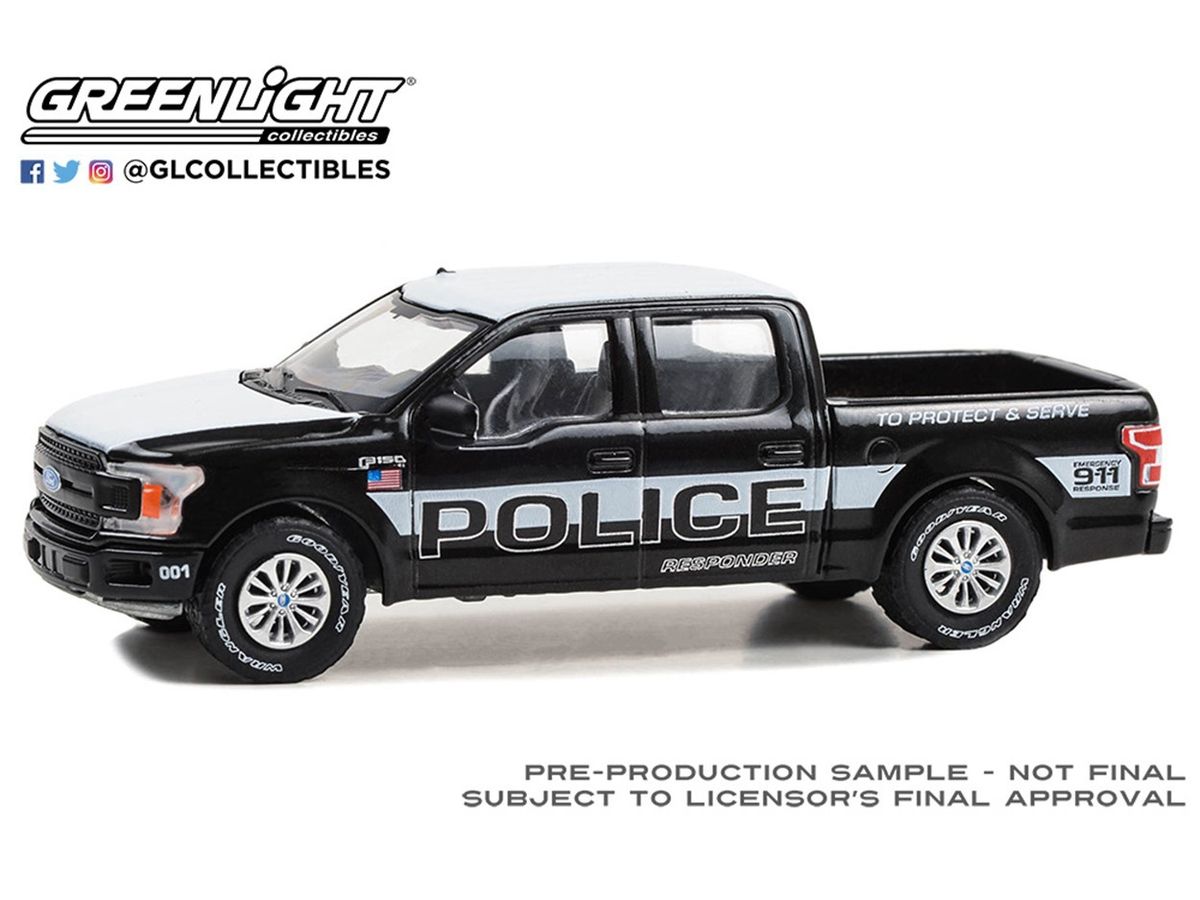 GreenLight 2018 Ford F-150 Police Responder - To Protect & Serve