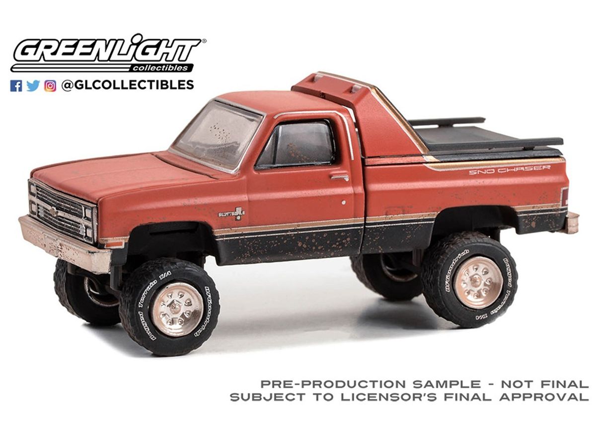 GreenLight 1984 Chevrolet K-10 Scottsdale 4x4 - Sno Chaser (Weathered)