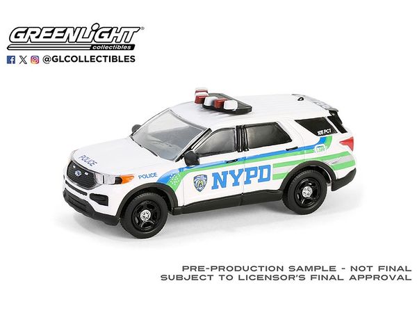GreenLight 2023 Ford Police Interceptor Utility - New York City Police Department / NYPD