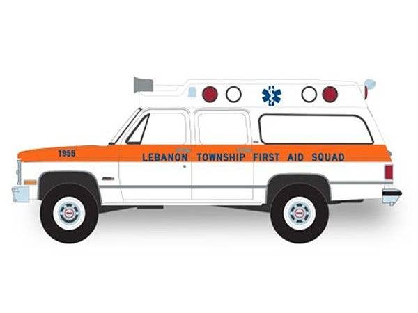 1984 GMC Suburban 2500 Sierra Classic Ambulance - Lebanon Township, New Jersey First Aid Squad