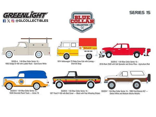 Blue Collar Collection Series 15 1Box 6pcs
