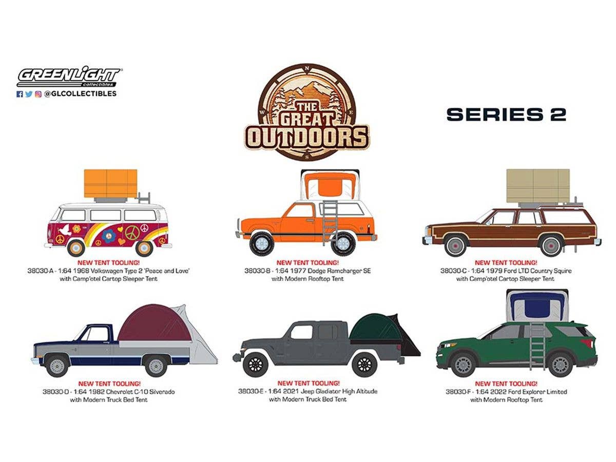 GreenLight The Great Outdoors Series 2: 1Box (6pcs)