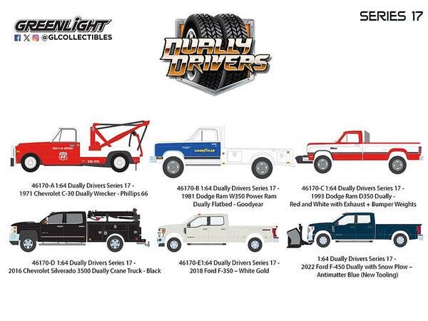 Dually Drivers Series 17 1Box 6pcs