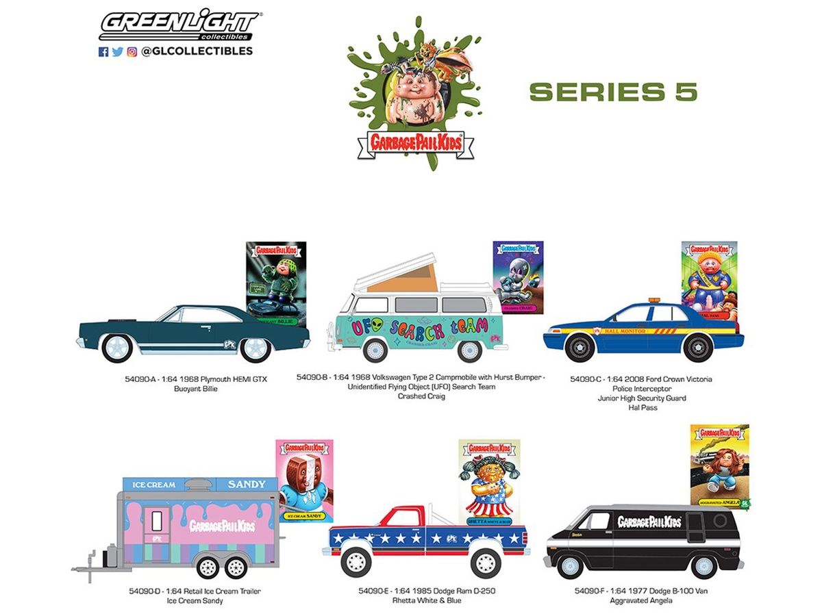 GreenLight Garbage Pail Kids Series 5 1Box 6pcs