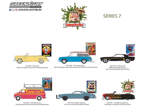 GreenLight Garbage Pail Kids Series 7 1Box 6pcs