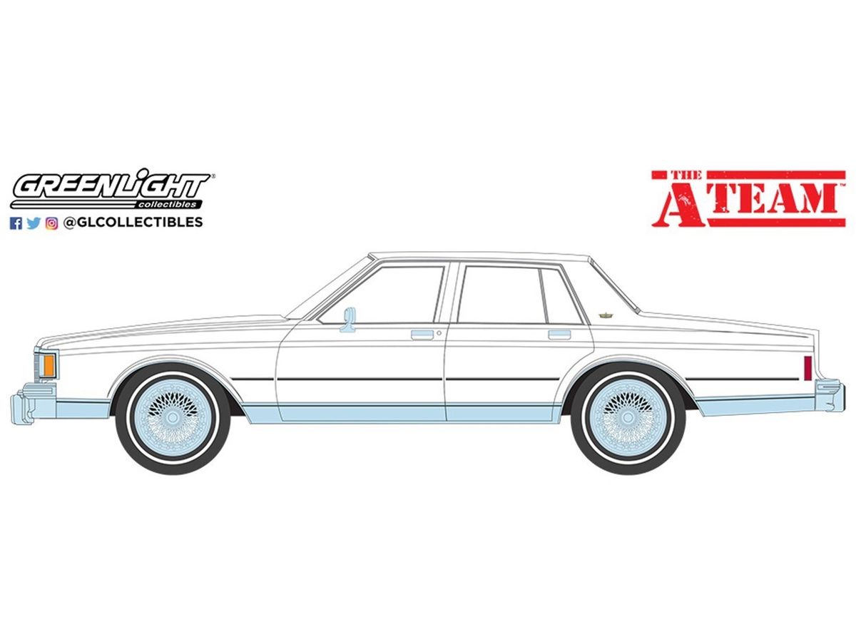GreenLight Hollywood Series 18 - The A-Team (1983-87 TV Series) - 1980 Chevrolet Caprice Classic