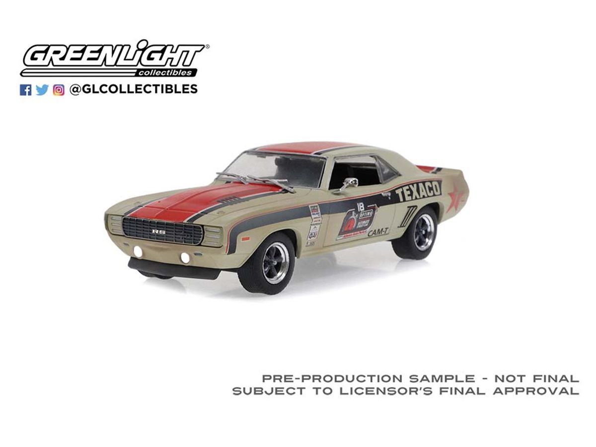 GreenLight 1969 Chevrolet Camaro RS - Texaco #18 - 2021 OPTIMA Ultimate Street Car National Champion - GTV Class