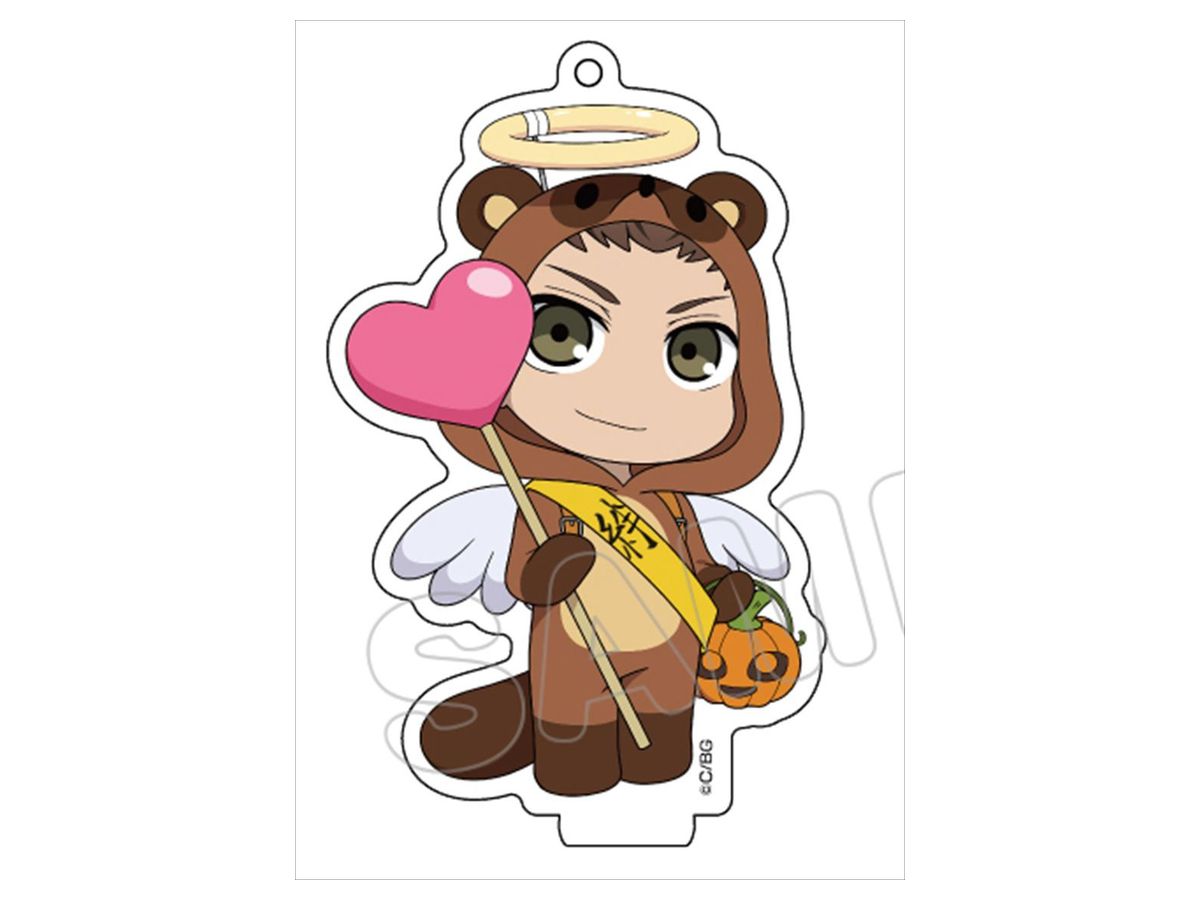 Gakuen Basara: Animarukko Acrylic Keychain: Tokugawa Ieyasu: Halloween Ver.