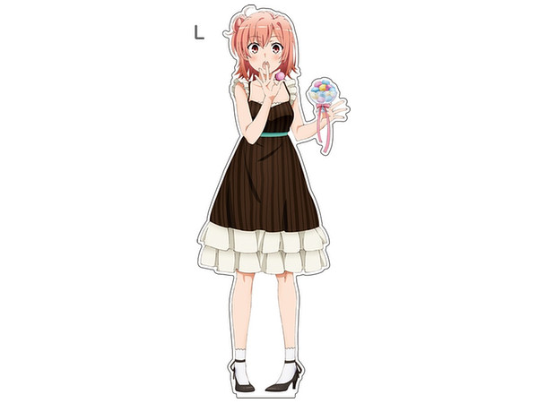 Yui Yuigahama Newly Drawn Acrylic Figure Macaron Ver. Size:L