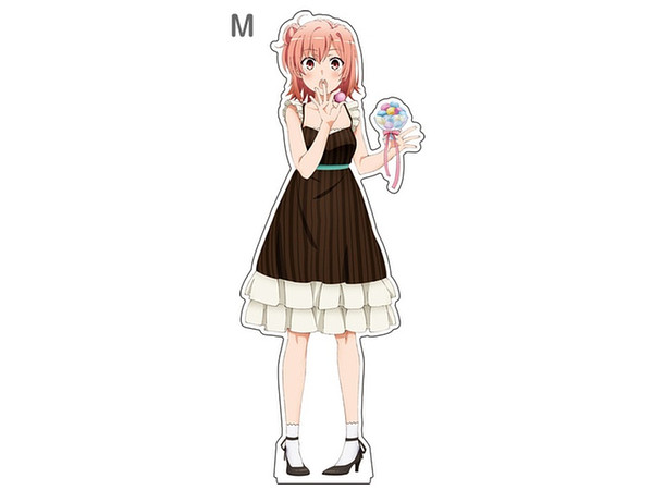 Yui Yuigahama Newly Drawn Acrylic Figure Macaron Ver. Size:M