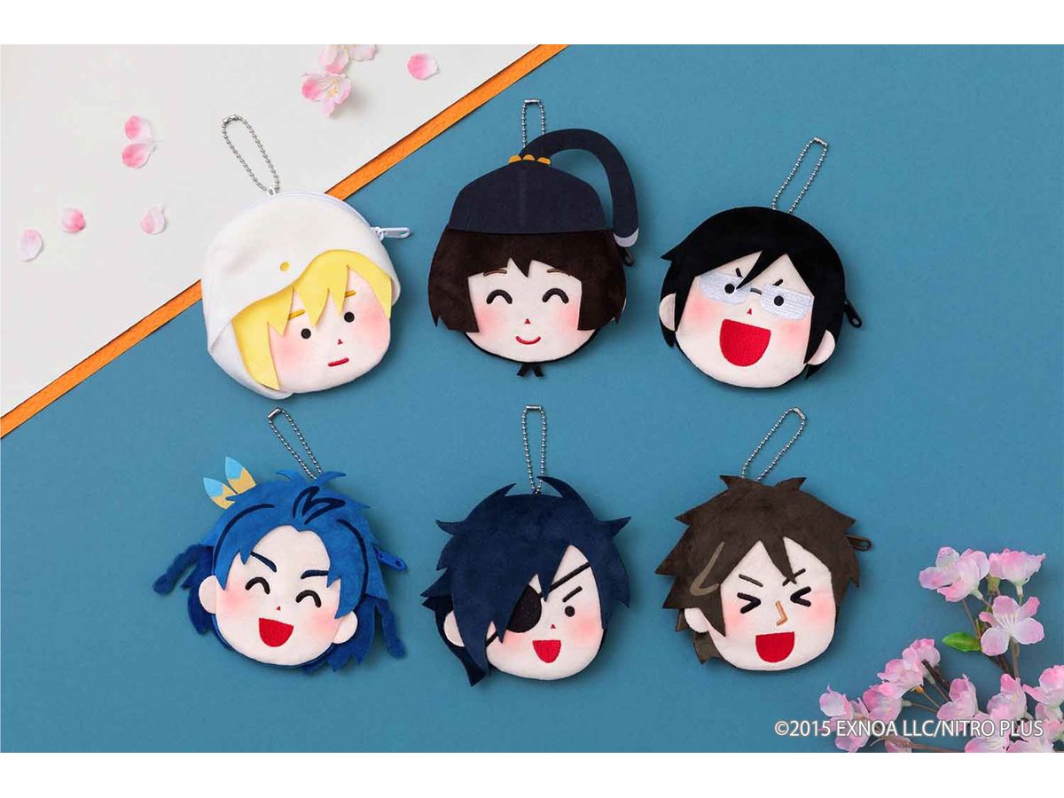 Touken Ranbu: Wakuwaku Honmaru Stamp Charapo Series Okao Pouch vol.2 1Box (6pcs)