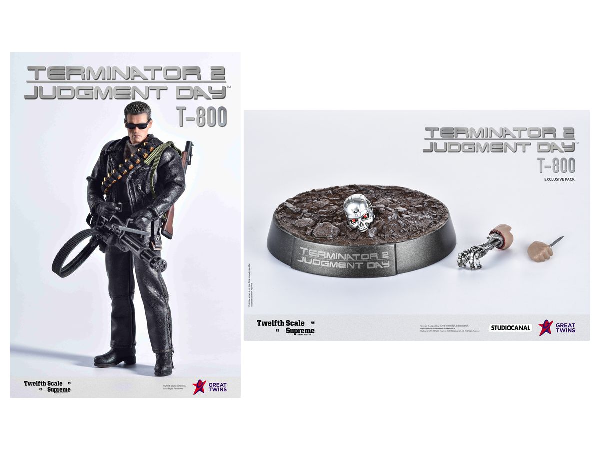 (First Collectors Edition) Terminator 2 T2/ T-800 Supreme Action Figure