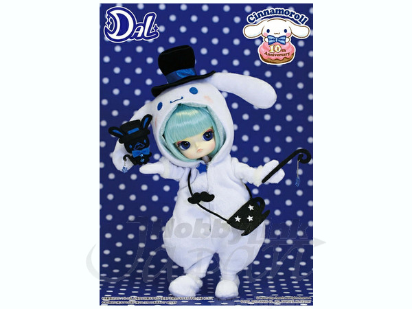 Sanrio Cinnamoroll & Cloudine Doll (~10-in / 25.4-cm) wearing