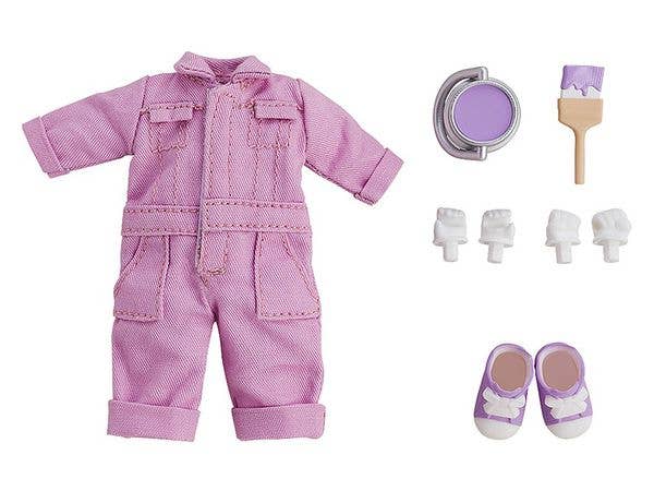 Nendoroid Doll Outfit Set (Colorful Coveralls Purple)