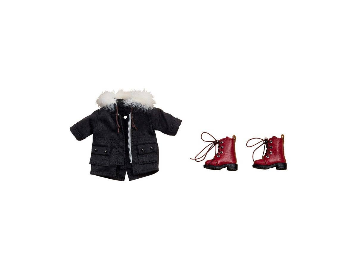 Nendoroid Doll Warm Clothing Set: Boots & Mod Coat (Black)