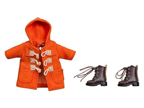 Nendoroid Doll Warm Clothing Set: Boots & Duffle Coat (Orange)