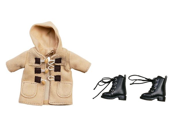 Nendoroid Doll Warm Clothing Set: Boots & Duffle Coat (Beige)