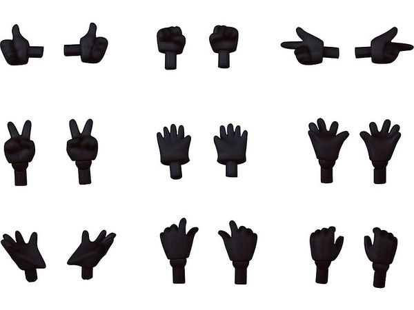 Nendoroid Doll: Hand Parts Set Gloves Ver. (Black)
