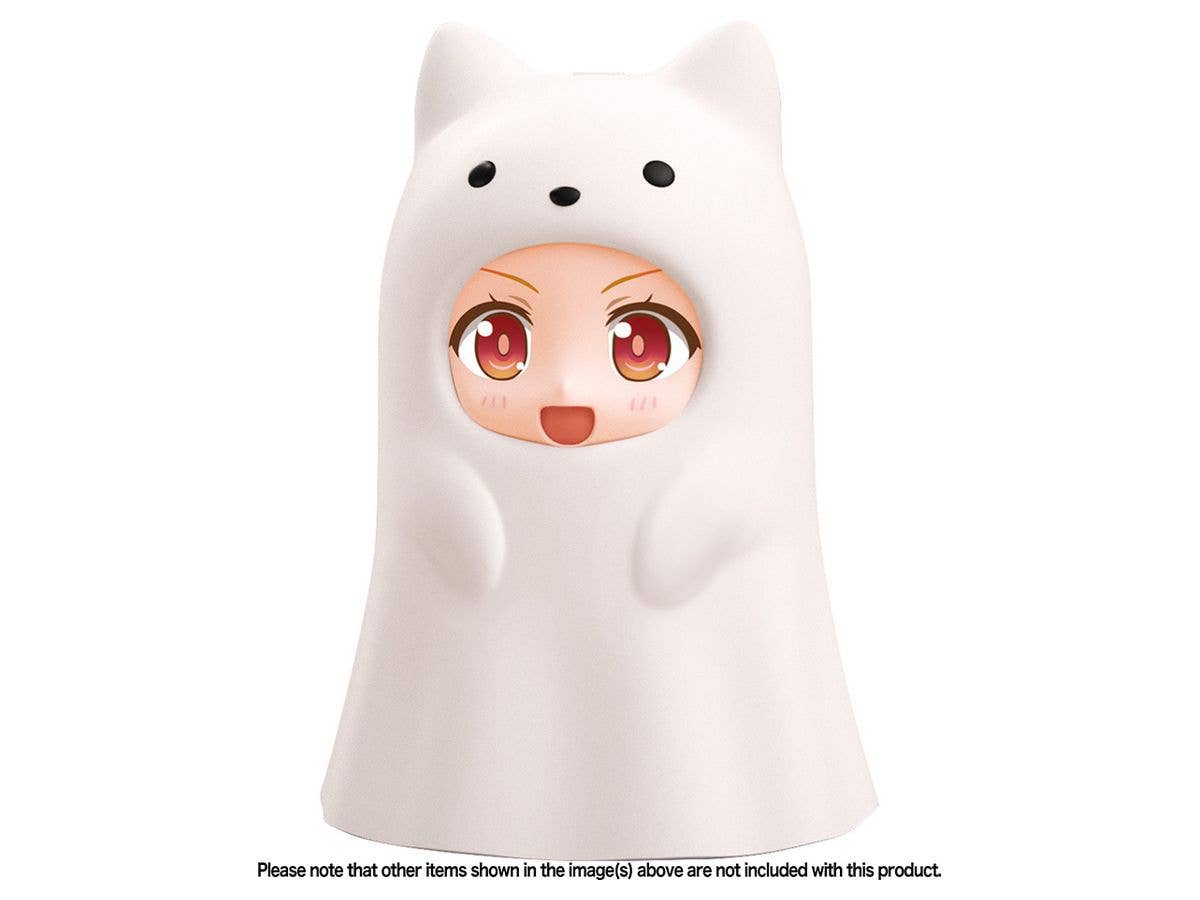 Nendoroid More Kigurumi Face Parts Case (Ghost Cat: White)