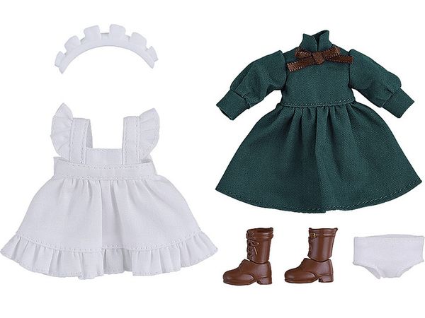 Nendoroid Doll Work Outfit Set: Maid Outfit Long (Green)