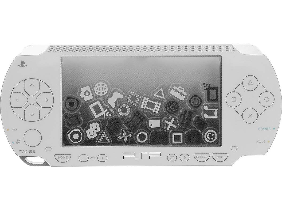 PlayStation: PSP(TM) (PlayStation(TM)Portable) Rattle Acrylic Stand: White Ver.