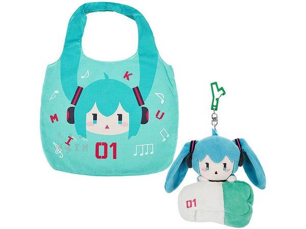 Hatsune Miku Plushie Reusable Bag