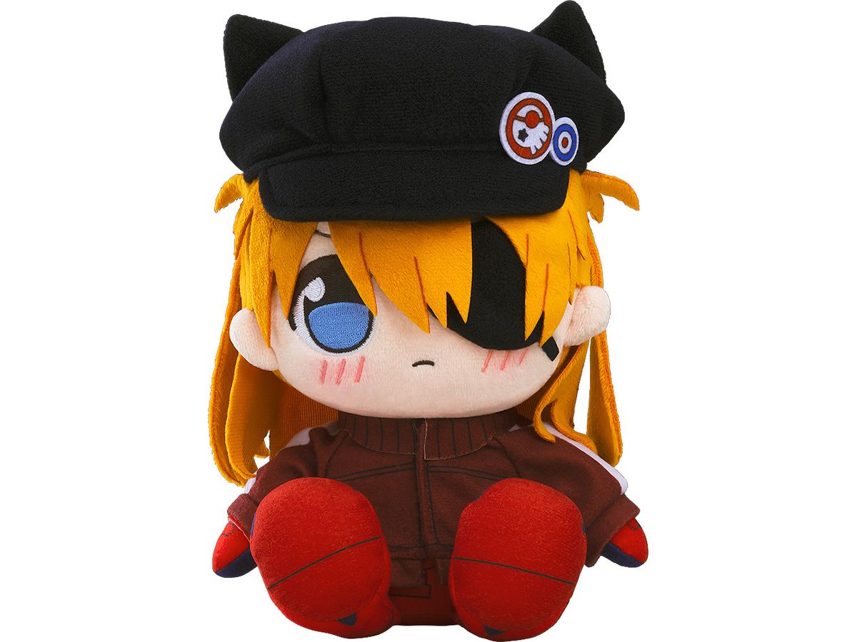 Rebuild of Evangelion: Kuripan Plushie Asuka Shikinami Langley (Jersey & Casquette Cap)