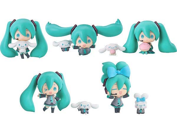 Collectible Figure Hatsune Miku x Cinnamoroll 1Box 5pcs