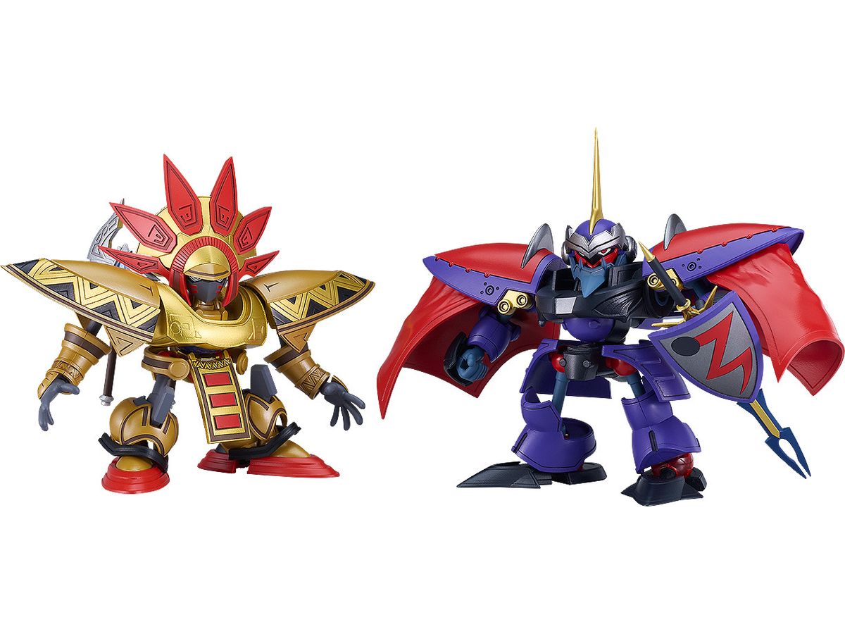 MODEROID Ryu-Knight Collection Series: 4 - Shinebaram & Steru (LORD OF LORDS RYU-KNIGHT)