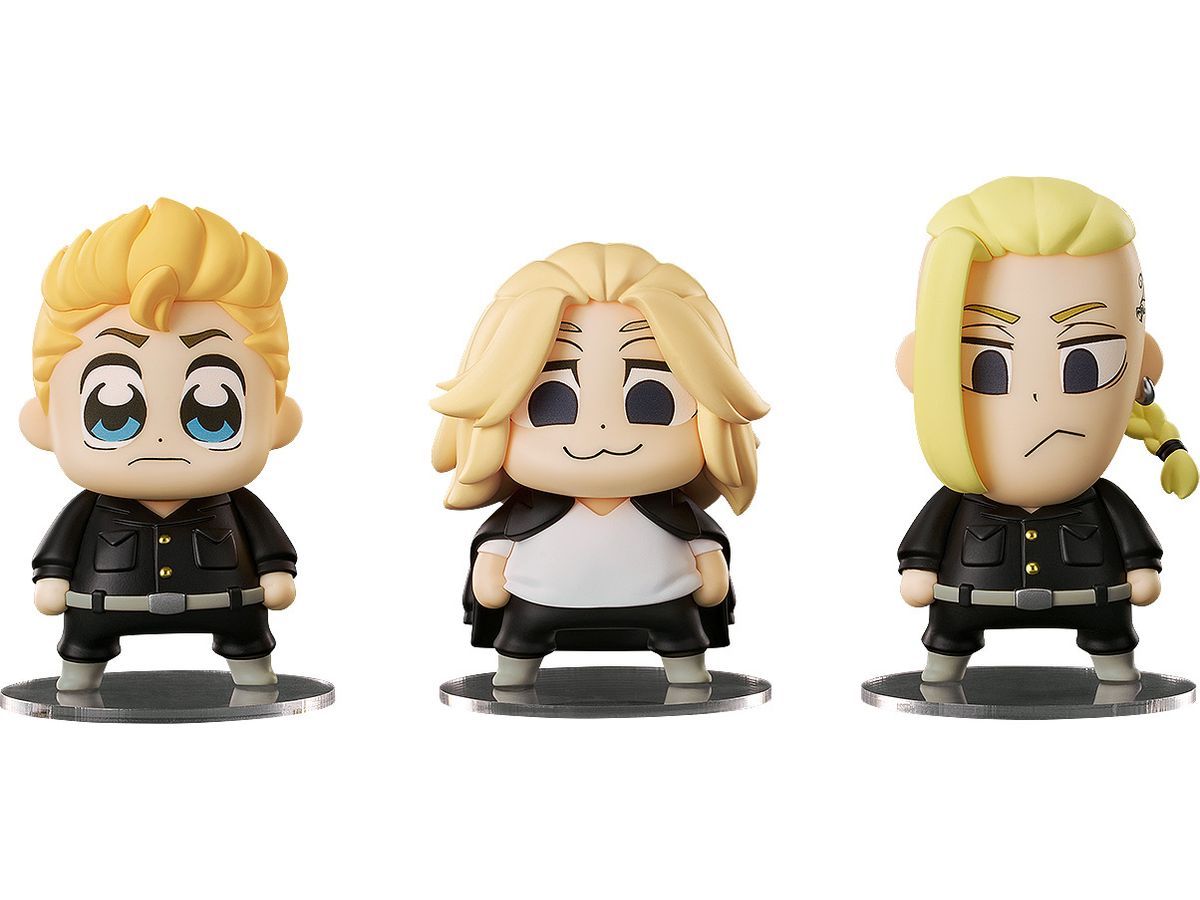 Chibi Figures Takemichi Hanagaki / Manjiro Sano / Ken Ryuguji: Bkub Ver. (Tokyo Revengers)