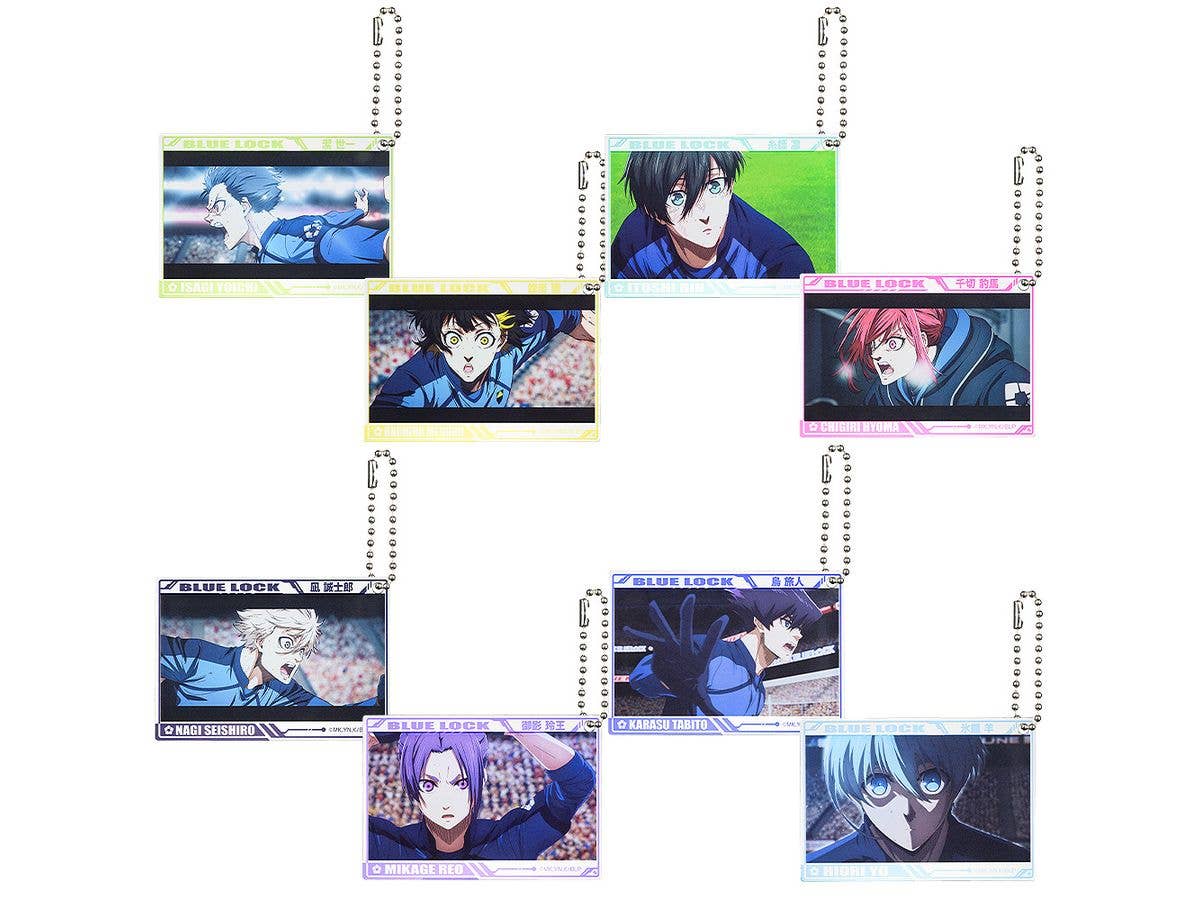BLUE LOCK Collectible Acrylic Keychain 1Box 8pcs