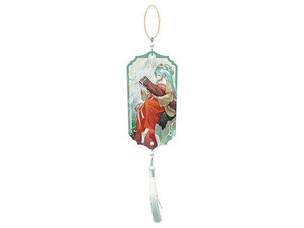 Hatsune Miku Glitter Keychain: Gao Shan Liu Shui Ver.