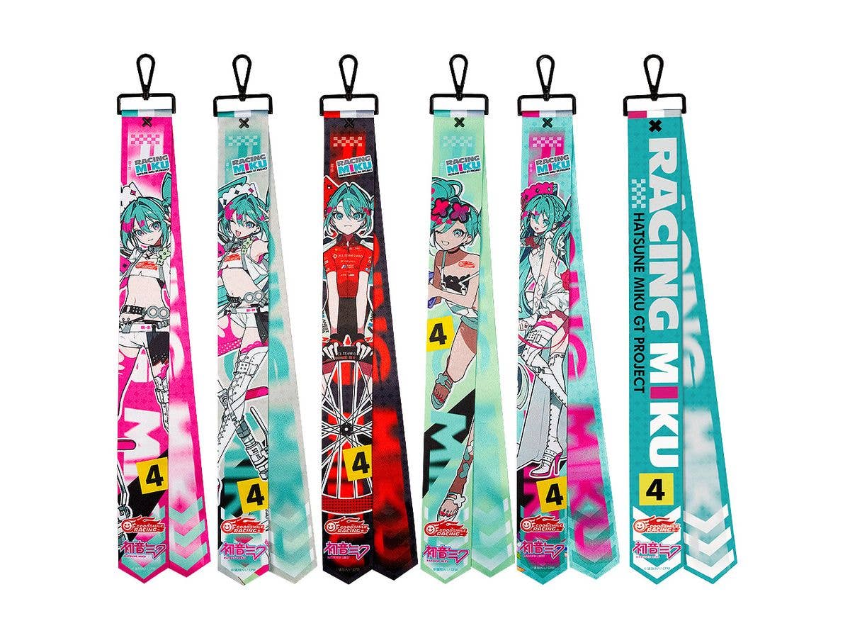 Hatsune Miku GT Project Hatsune Miku: Racing Ver. 2025 Collectible Ribbon Keychain 1Box 6pcs