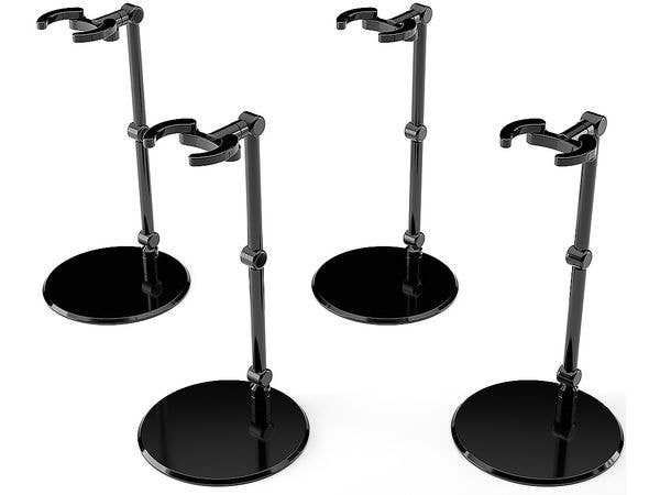 The Simple Stand mini x4 Black (for Small Figures & Chibi Figures)