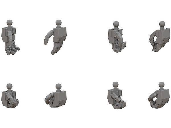 MODEROID T Hand Parts Set (M) from Titanomachia SIDE:CE