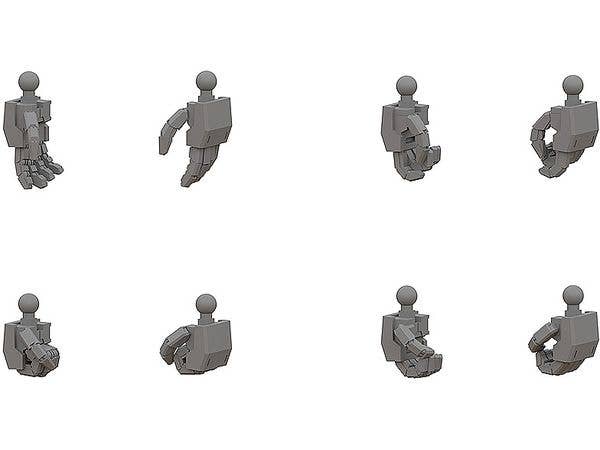 MODEROID T Hand Parts Set (S) from Titanomachia SIDE:CE