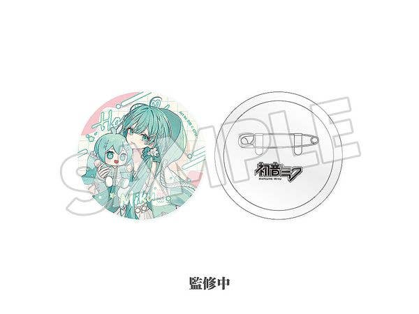 Hatsune Miku Miku Hug Series Pinback Button: Flower Ver.