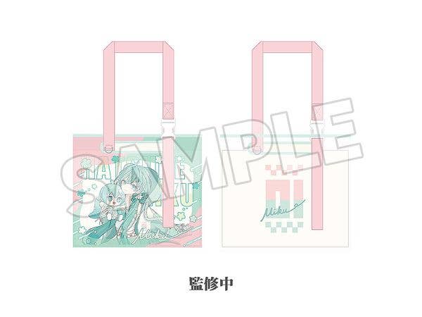 Hatsune Miku Miku Hug Series Clear Bag: Flower Ver.