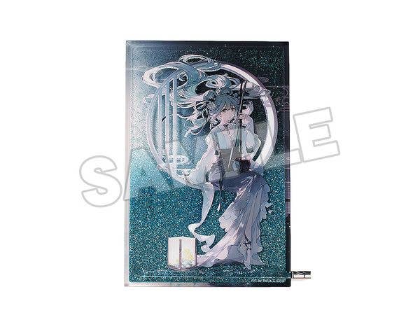 Hatsune Miku Glitter Acrylic Block: Han Gong Qiu Yue Ver.