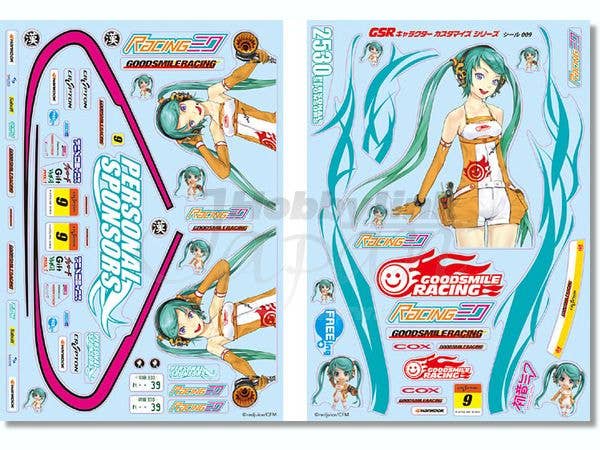 GSR Character Customize Series Decals 09: Racing Miku | HLJ.com
