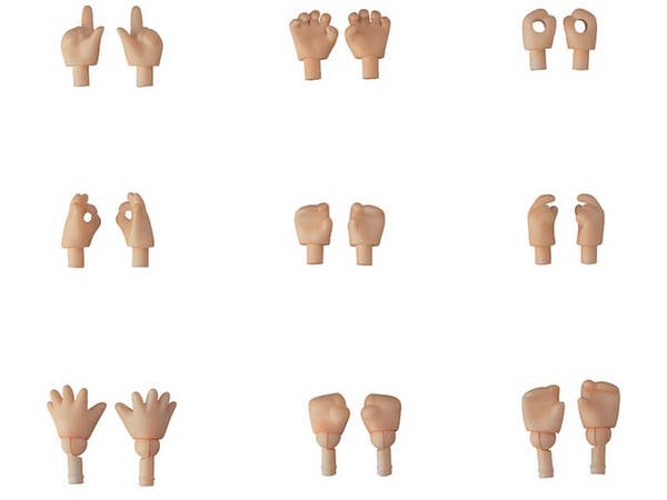 Nendoroid Doll: Hand Parts Set (Peach)