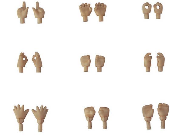 Nendoroid Doll: Hand Parts Set (Cinnamon)