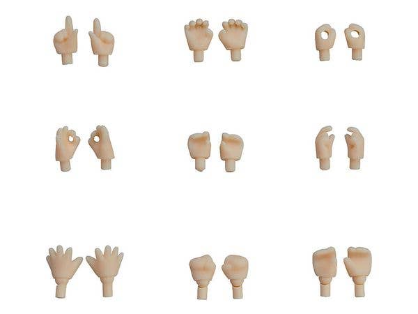 Nendoroid Doll: Hand Parts Set (Almond Milk) (Reissue)