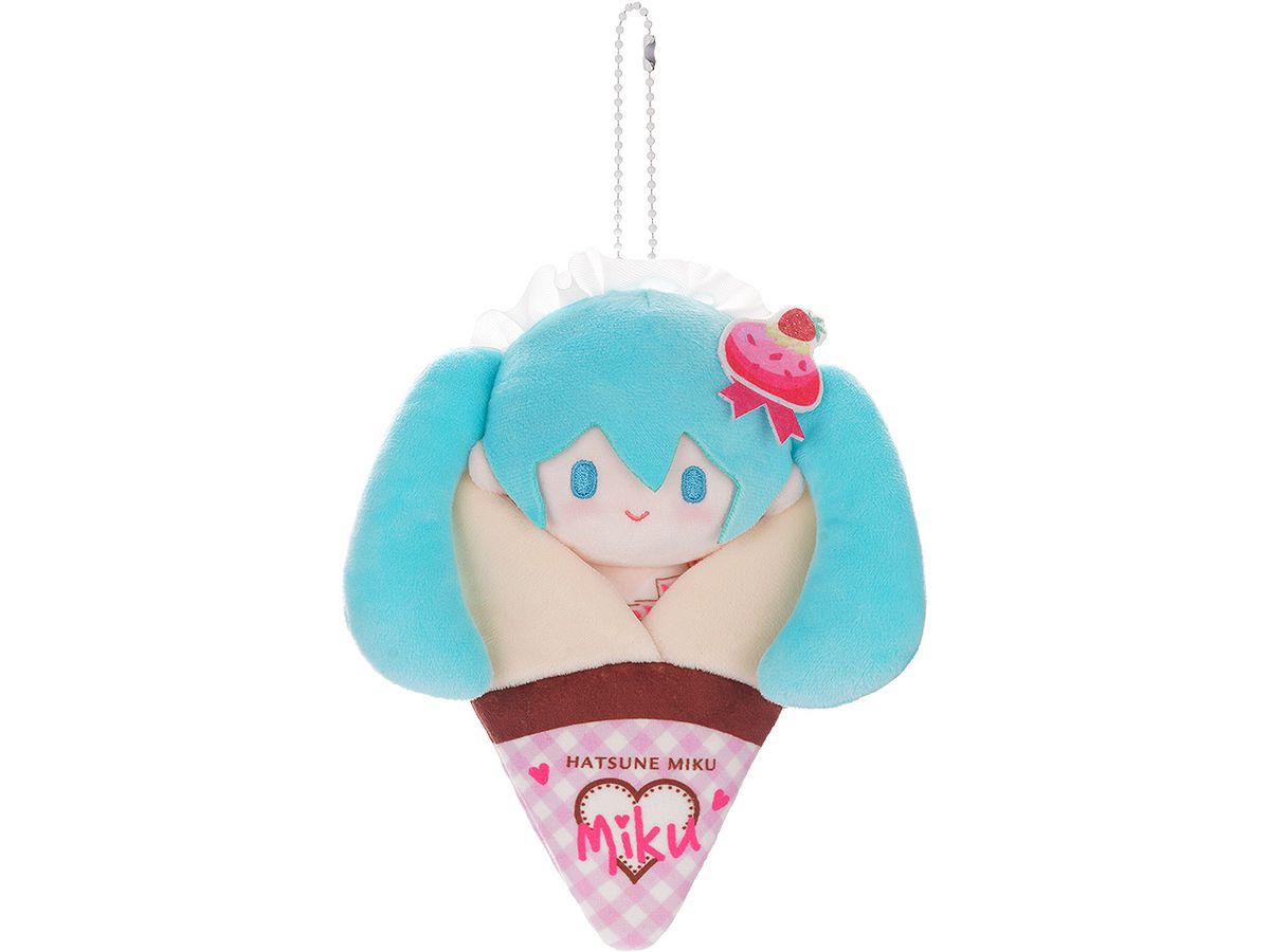 Character Vocal Series 01: Hatsune Miku Crepe Mascot Keychain B