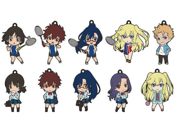 Hanebado!: Nendoroid Plus Trading Rubber Keychain 1Box 10pcs